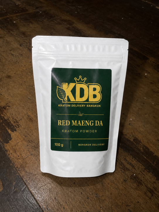 KDB Red Maeng Da kratom pouch