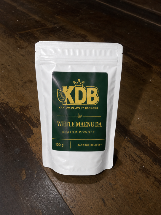 KDB White Maeng Da kratom pouch